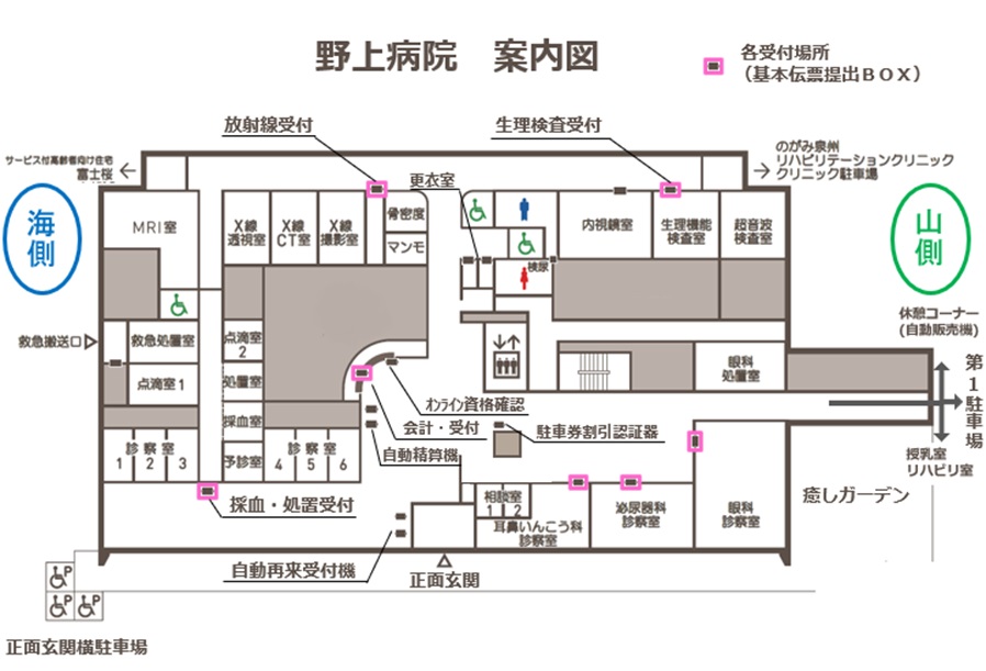 1Fフロア案内図